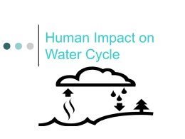 Human Impact on Water Cycle - Western Reserve Public Media