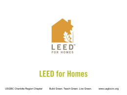 PowerPoint Presentation on energy saving in the home