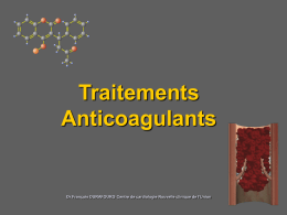 Traitements Anticoagulants