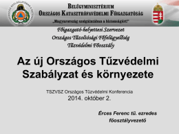 OTSZ és környezete - Magyar Tüzvédelmi szövetség
