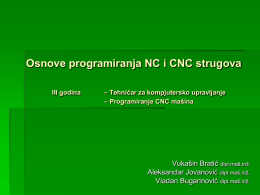 Osnove programiranja NC/CNC strugova