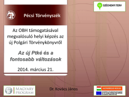 prezentacio_ModTv - Pécsi Ügyvédi Kamara