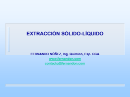 extracción sólido-líquido