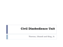 Civil Disobedience Unit