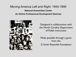 Seminar Presentation - National Humanities Center