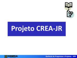 Apresentação: Projeto Crea-JR