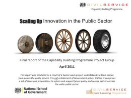 Scaling Up Innovation Part 1