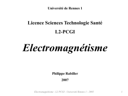 ppt - Universit&eacute; de Rennes 1 - Pages personnelles professionnelles