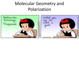 Molecular Geometry and Polarization