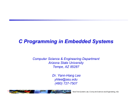 Slides_3 - Real-Time Embedded Systems Lab
