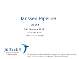Company meeting with Janssen - UK-CAB