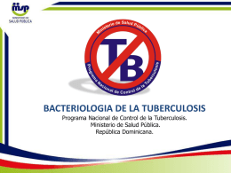 bacteriologia de la tuberculosis