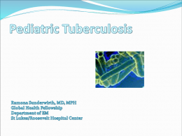 Pediatric Tuberculosis