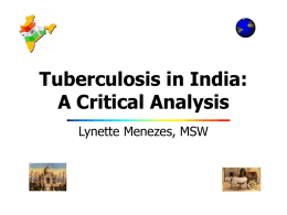 Tuberculosis in India