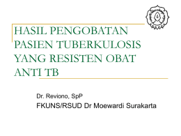 hasil pengobatan pasien tuberkulosis yang resisten obat anti tb