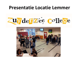Presentatie - Zuyderzee College