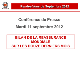 CONFERENCE DE PRESSE RVS- 2012