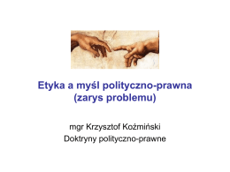 K.Koźmiński zajęcia1 (etyka i polityka)