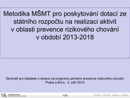 prezentace_metodika_2015_def - Ministerstvo školství, mládeže