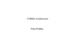 CORBA Architecture