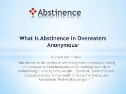presentation on abstinence