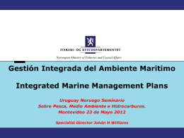 Norwegian marine management plans