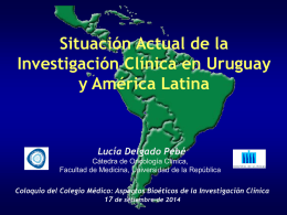 Presentación de PowerPoint - Colegio Médico del Uruguay