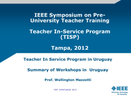 Uruguay Panel Presentation