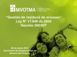 Presentación MVOTMA - Asociacion de Despachantes de