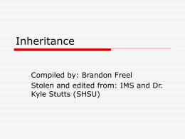 Inheritance PPT