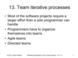 13 team iterative processes