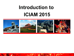 English - ICIAM 2015
