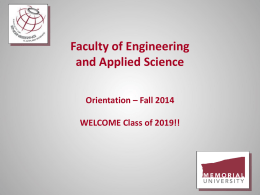 here - Faculty of Engineering and Applied Science