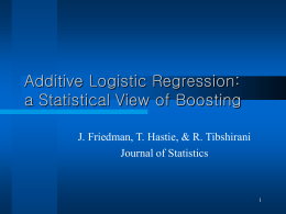 Additive Logistic Regression: a Statistical View of Boosting
