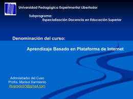 Diapositiva 1 - Salón Virtual de la Universidad Pedagógica