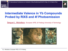 Intermediate Valence in Yb Compounds Probed by RIXS and 4f