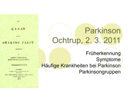 Parkinson Ochtrup, 2. 3. 2011
