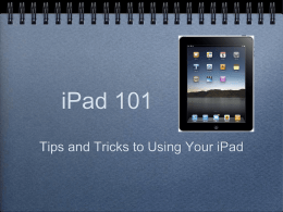 iPad 101