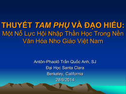 Thuyet Tam Phu va Dao Hieu