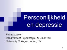 Depressie en persoonlijkheid: is er een verband?