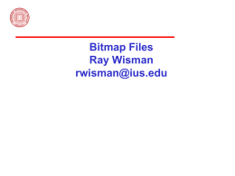 Bitmap File Structure