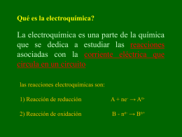 Unidad 4. Electroquímica