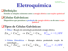 Eletroquímica - penseambientalmente.com