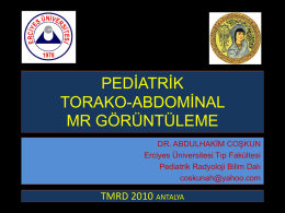 Pediatrik Torokoabdominal MRG