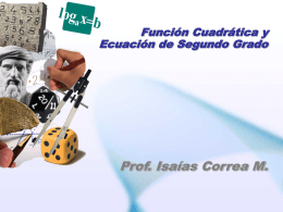 Ec._Cuadrática_y_Función_de_2°_Grado