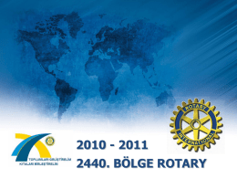 Bodrum Rotary Klubü - Toplum Liderleri Geliyor