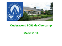 PowerPoint-presentatie - Pcbs de Claercamp