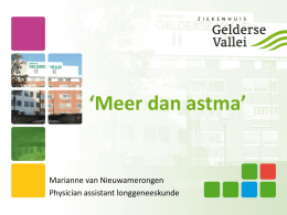 OSAS en astma - Ziekenhuis Gelderse Vallei