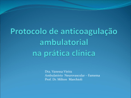 protocolo de anticoagulação