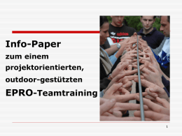 Info-Paper - Medienmanagement
